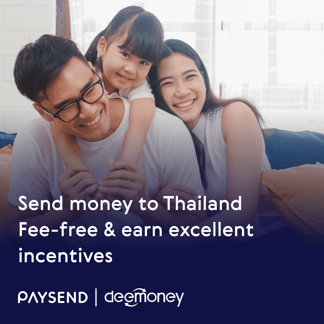 How to send money to Thailand with Paysend and DeeMoney 